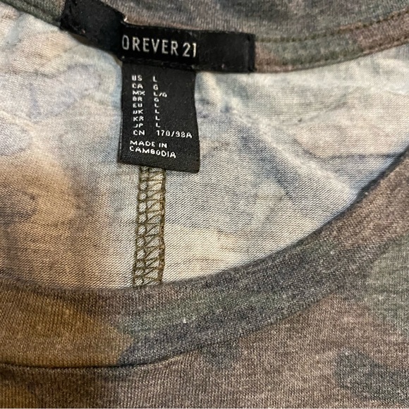 3/$12 Camo Print Short Sleeved Tee - Picture 2 of 2